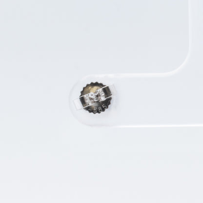 14k White Gold Round GIA Diamond Basket Stud Earrings 1.91ctw I / K SI2