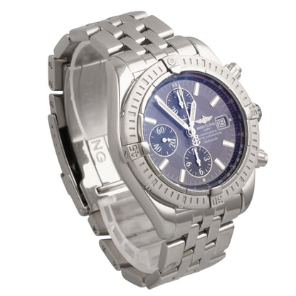 Breitling Chronomat Evolution A13356 Stainless Steel Gray Dial 44mm Watch