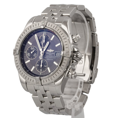 Breitling Chronomat Evolution A13356 Stainless Steel Gray Dial 44mm Watch