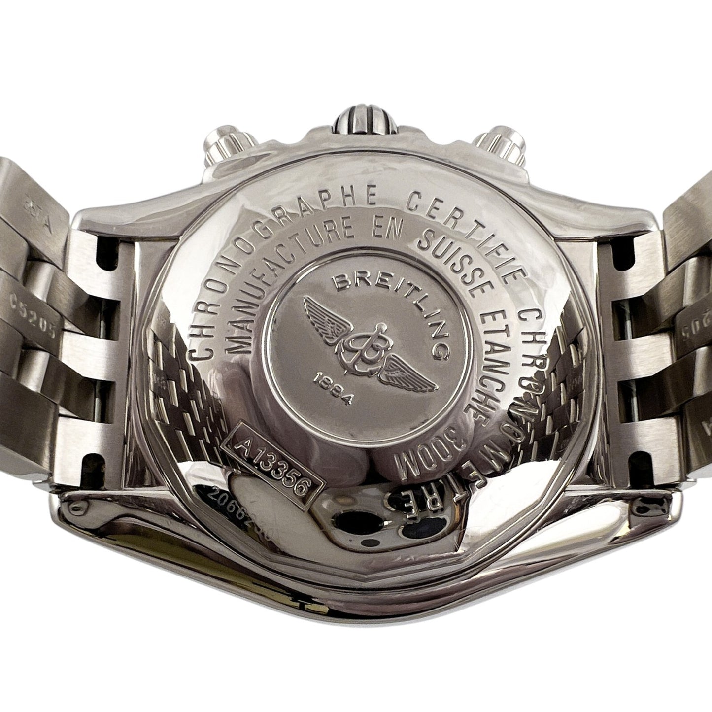 Breitling Chronomat Evolution A13356 Stainless Steel Gray Dial 44mm Watch