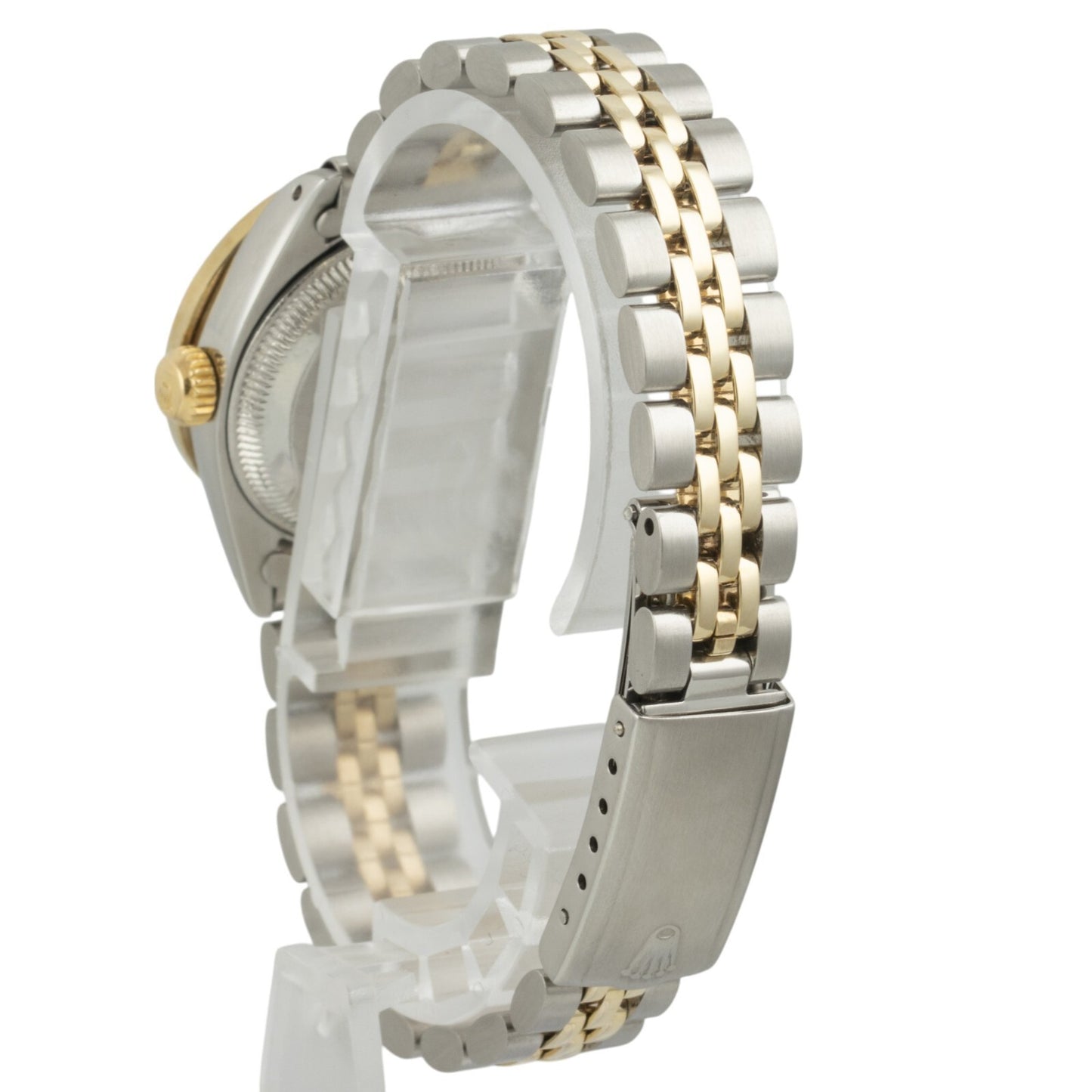 1983 Rolex DateJust 6917 Steel & 18k Silver Diamond Dial Bezel 26mm Ladies Watch