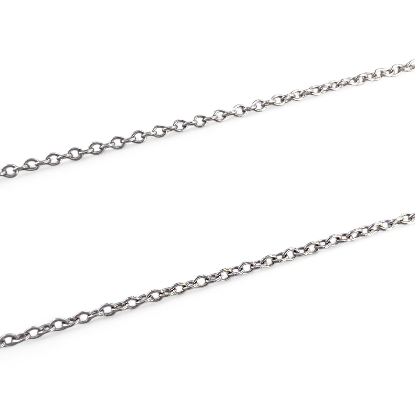 Tiffany & Co Peretti Diamond by the Yard Platinum Necklace 0.26ct F VS 16" POUCH
