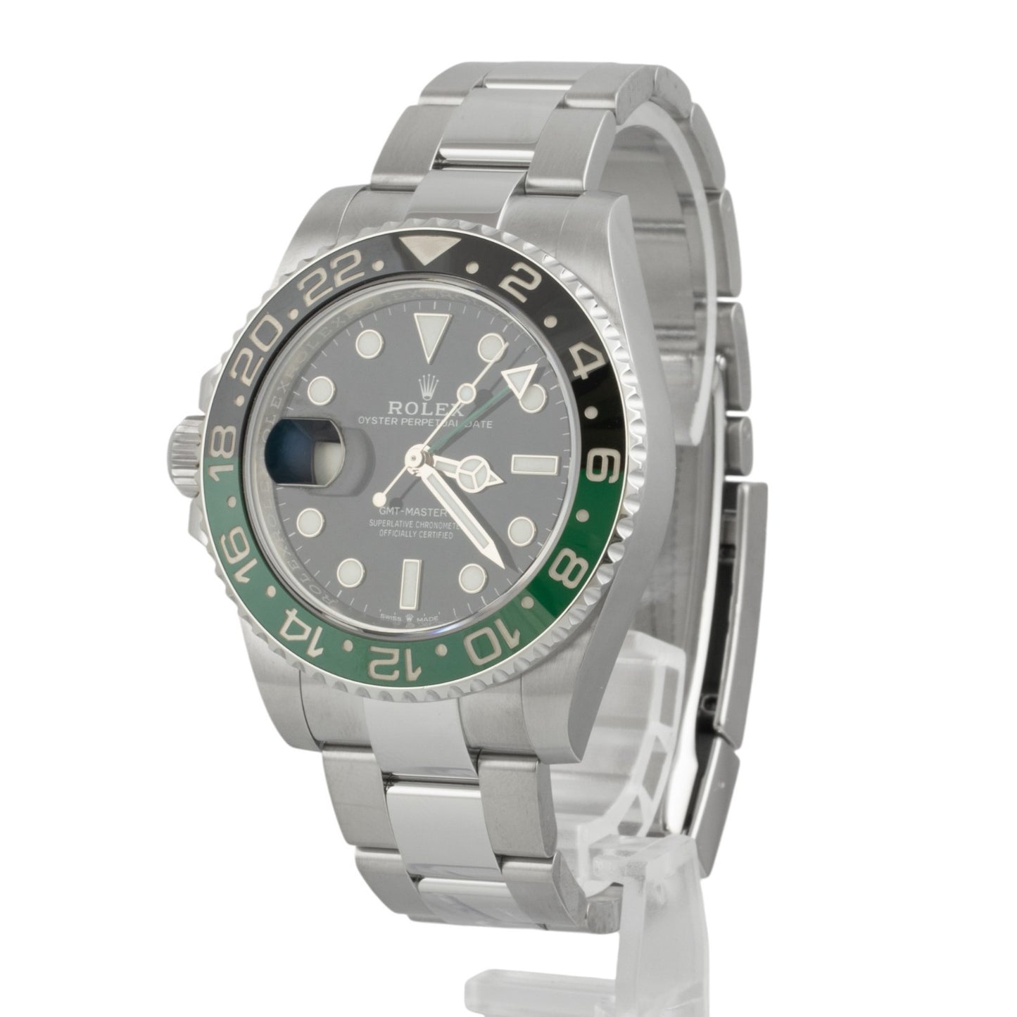 2023 Rolex GMT-Master II SPRITE Green Black LEFTY Steel 126720 VTNR BOX + PAPERS