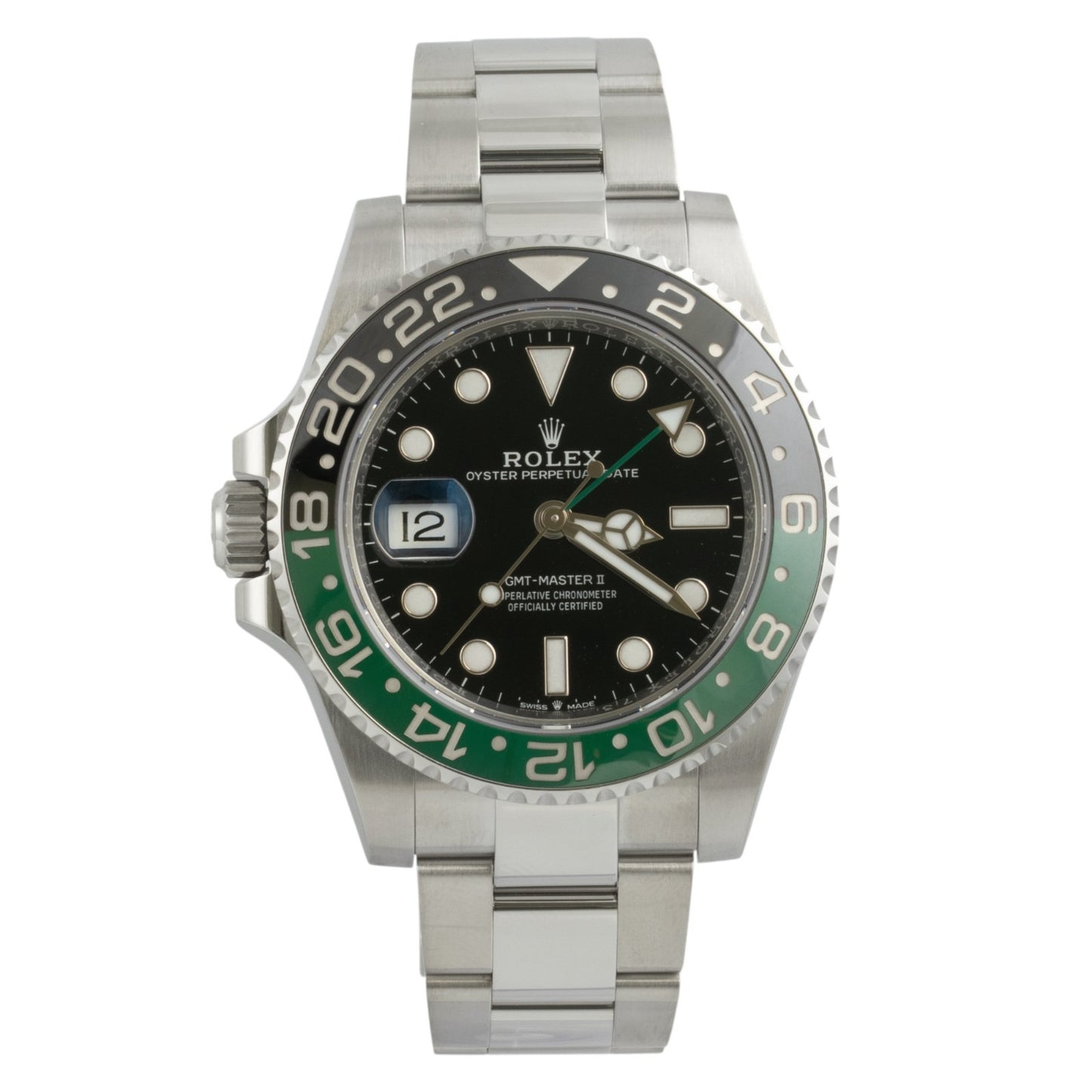 2023 Rolex GMT-Master II SPRITE Green Black LEFTY Steel 126720 VTNR BOX + PAPERS
