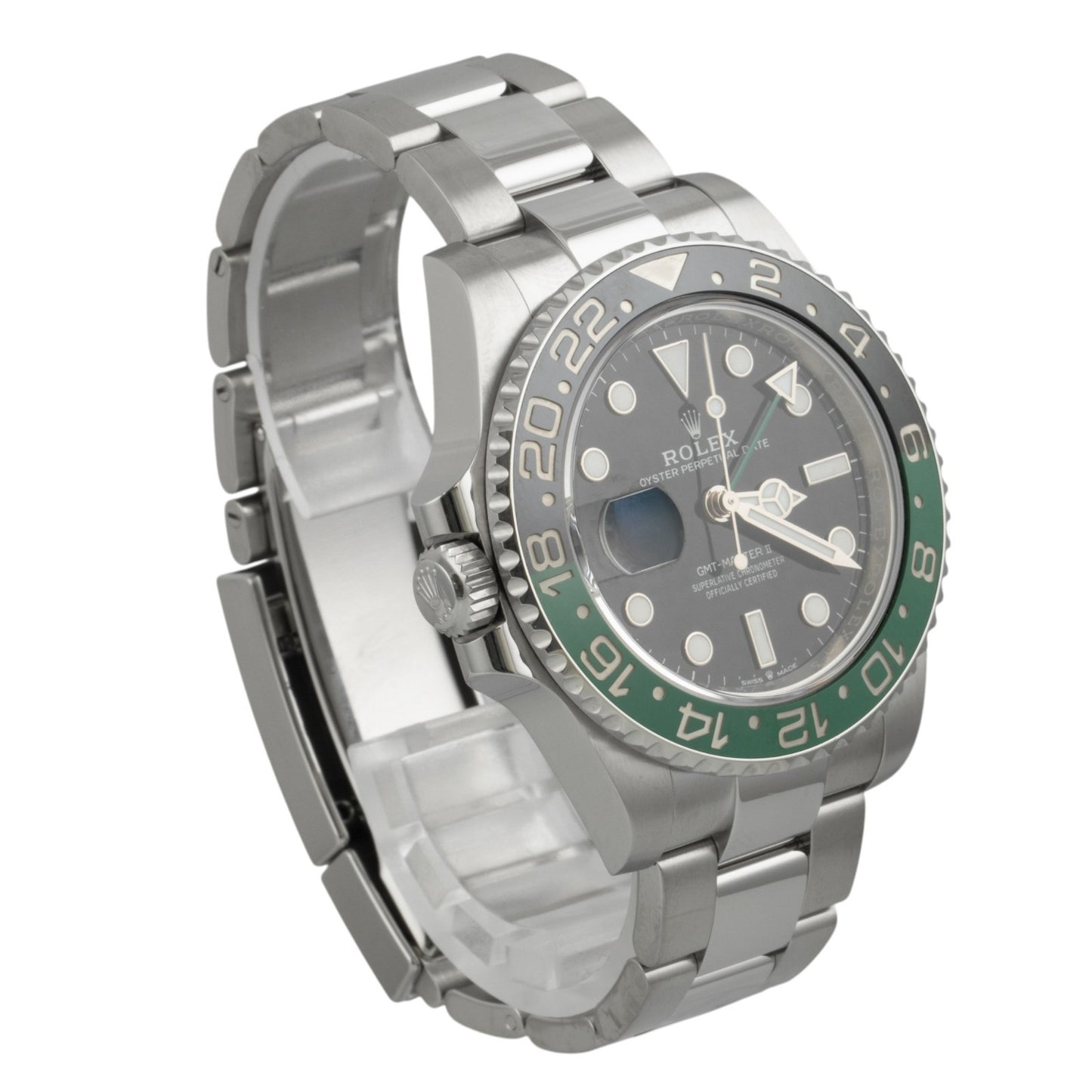 2023 Rolex GMT-Master II SPRITE Green Black LEFTY Steel 126720 VTNR BOX + PAPERS
