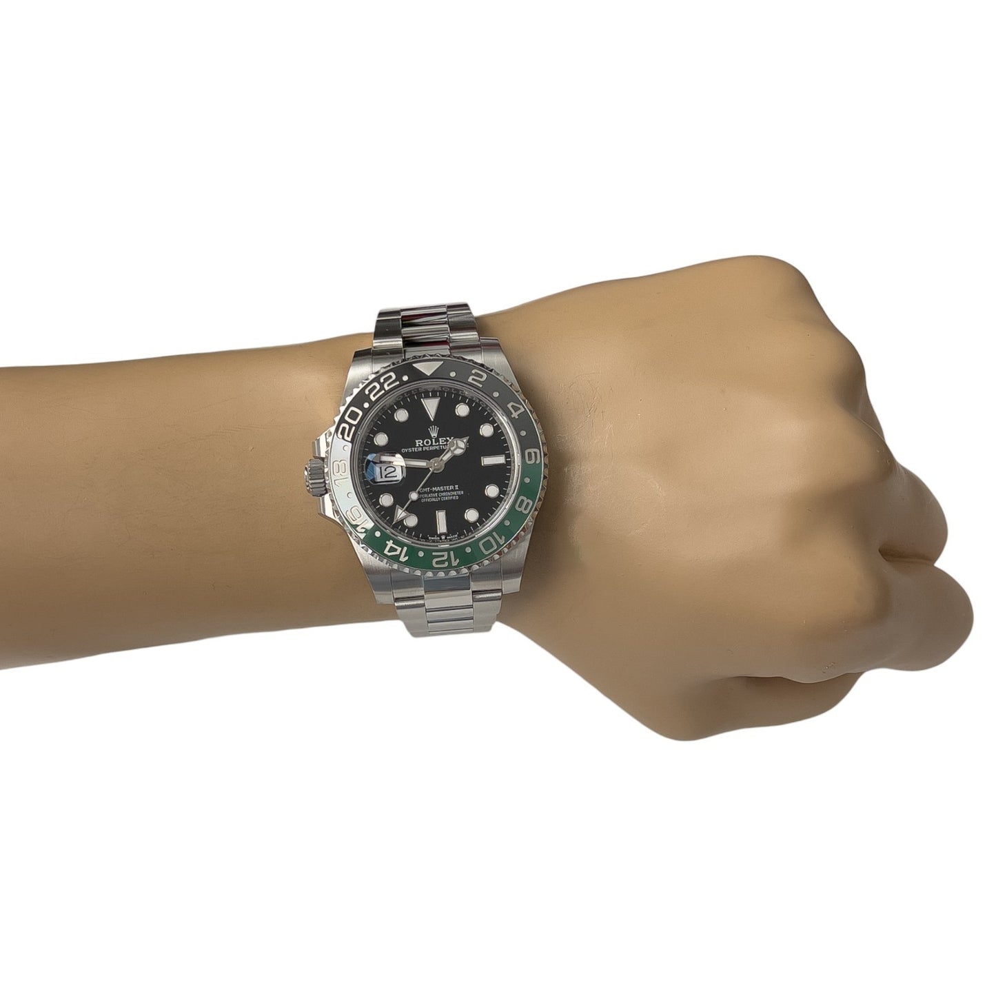 2023 Rolex GMT-Master II SPRITE Green Black LEFTY Steel 126720 VTNR BOX + PAPERS
