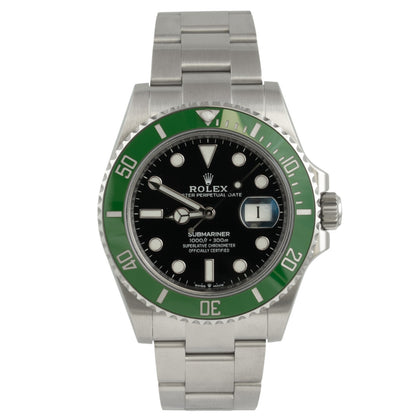 2023 Rolex Submariner STARBUCKS Green Stainless Steel 41mm 126610 LV BOX PAPERS