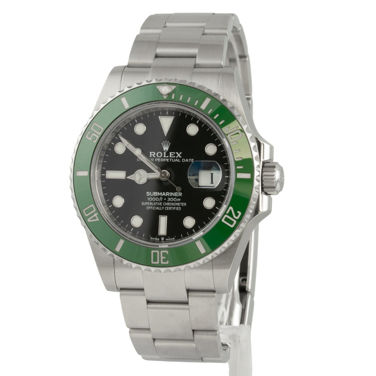 2023 Rolex Submariner STARBUCKS Green Stainless Steel 41mm 126610 LV BOX PAPERS