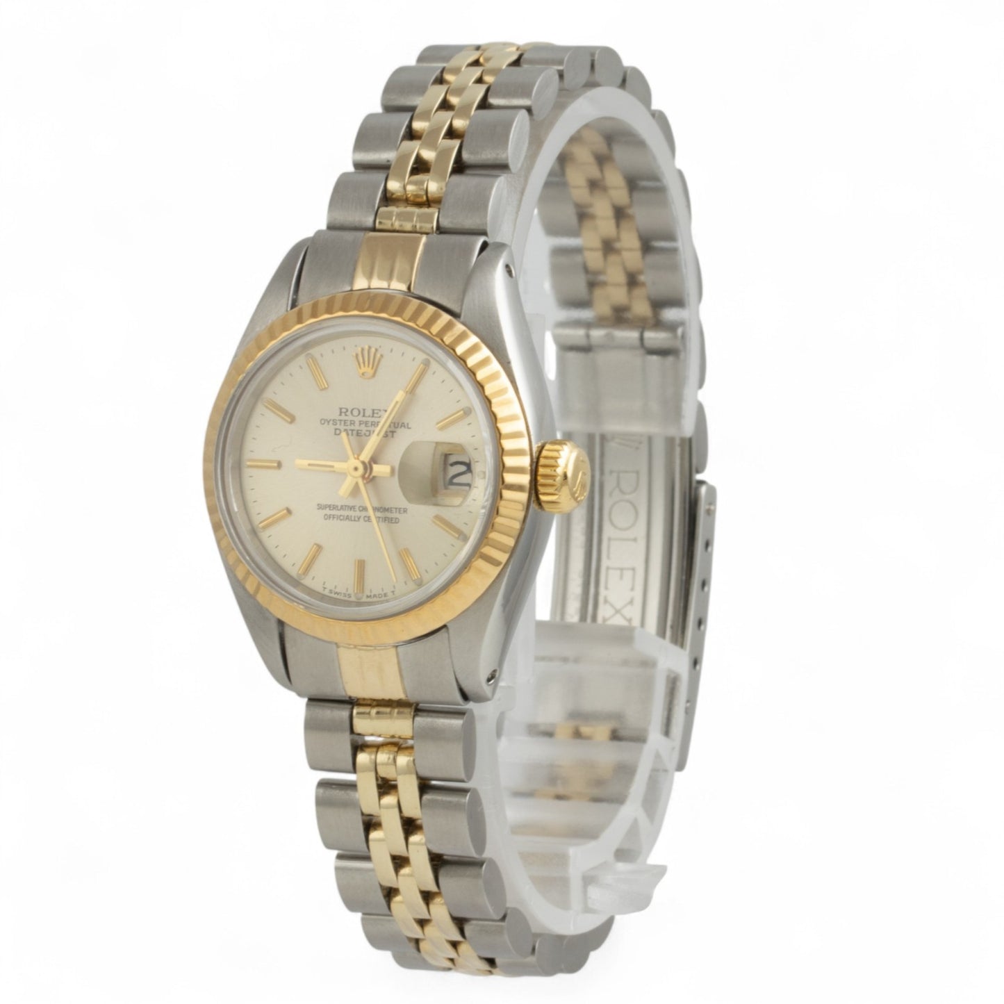 1983 Rolex DateJust 6917 26mm CHAMPAGNE Steel & 18k Gold Ladies JUBILEE Watch