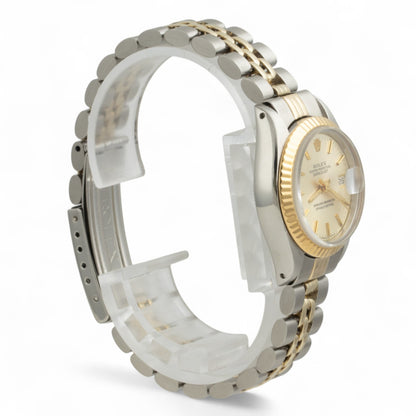 1983 Rolex DateJust 6917 26mm CHAMPAGNE Steel & 18k Gold Ladies JUBILEE Watch