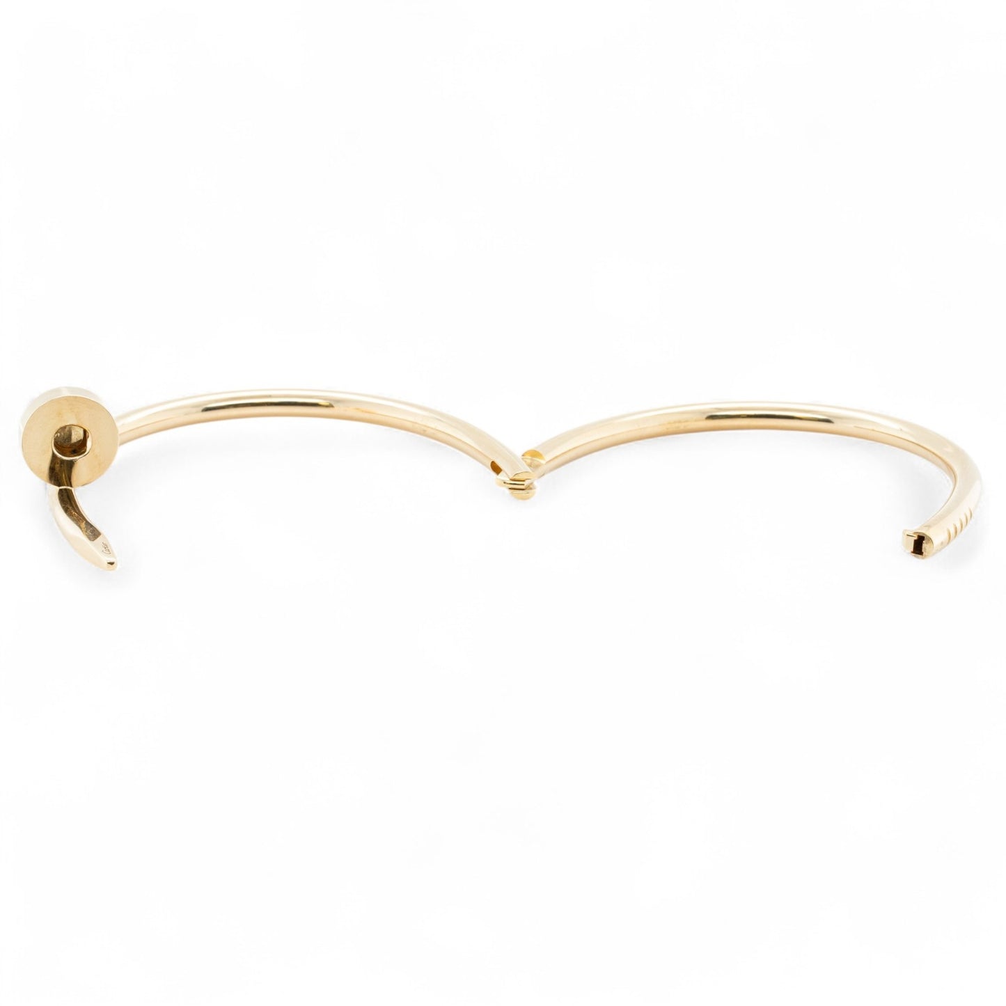 Cartier Juste un Clou 18k Yellow Gold Classic Model NAIL Bracelet SZ 17 BOX CERT