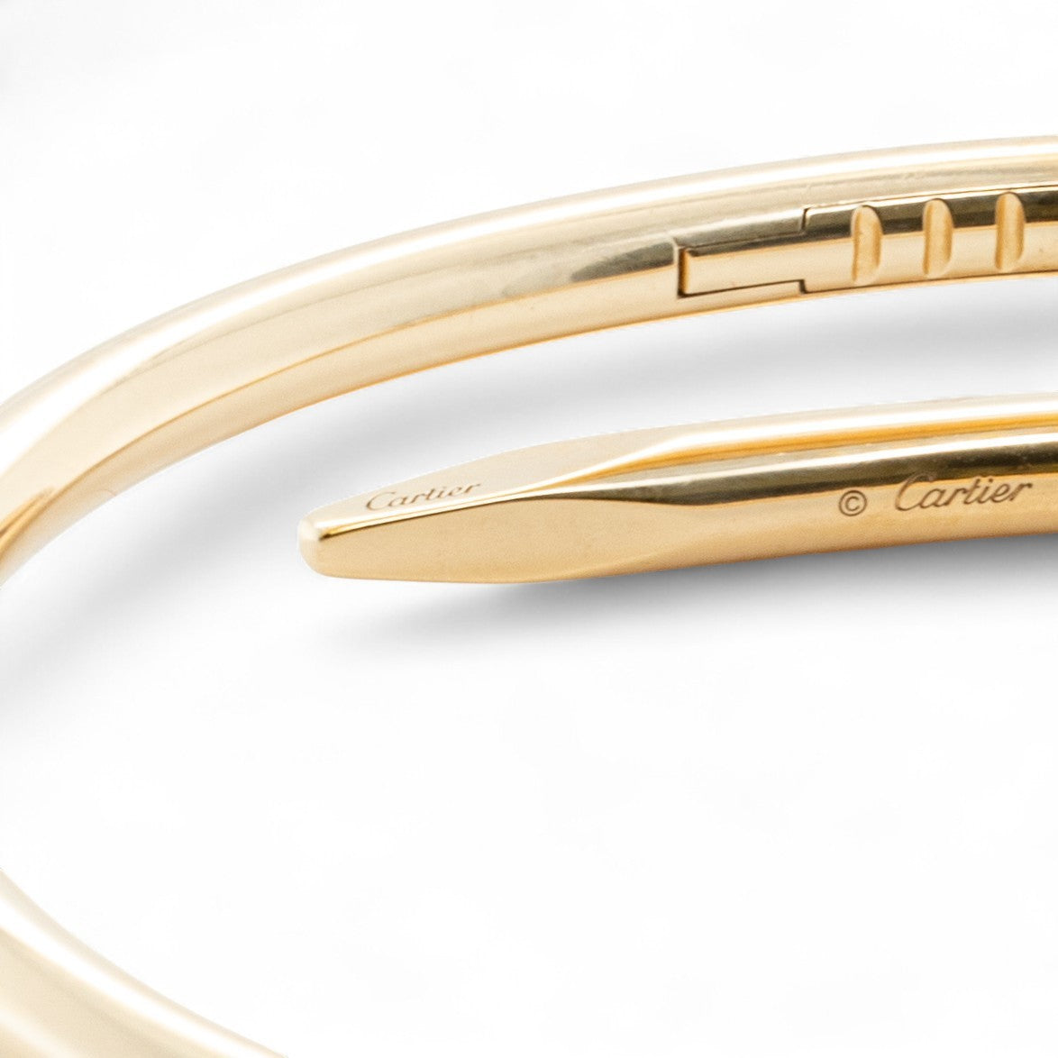Cartier Juste un Clou 18k Yellow Gold Classic Model NAIL Bracelet SZ 17 BOX CERT
