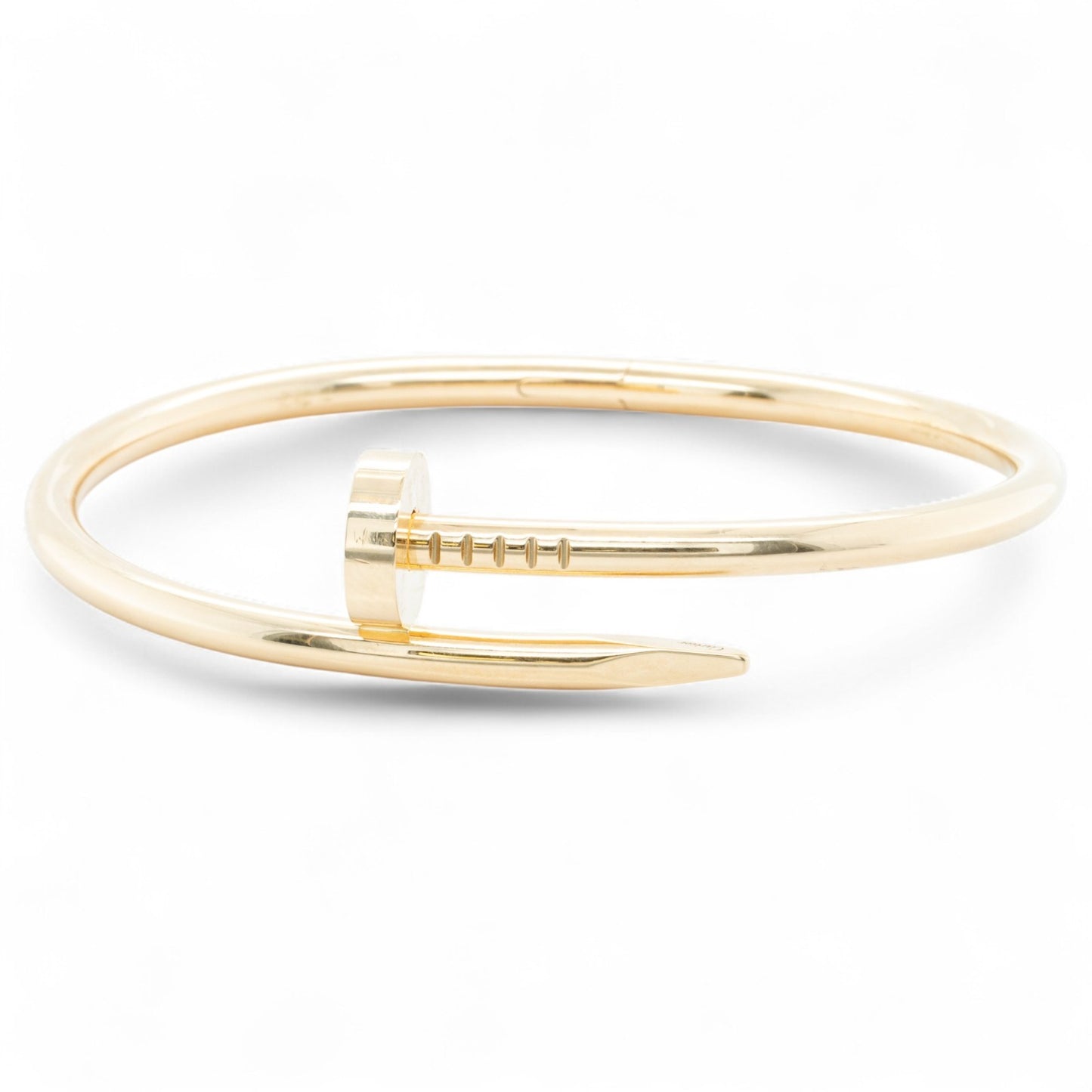 Cartier Juste un Clou 18k Yellow Gold Classic Model NAIL Bracelet SZ 17 BOX CERT