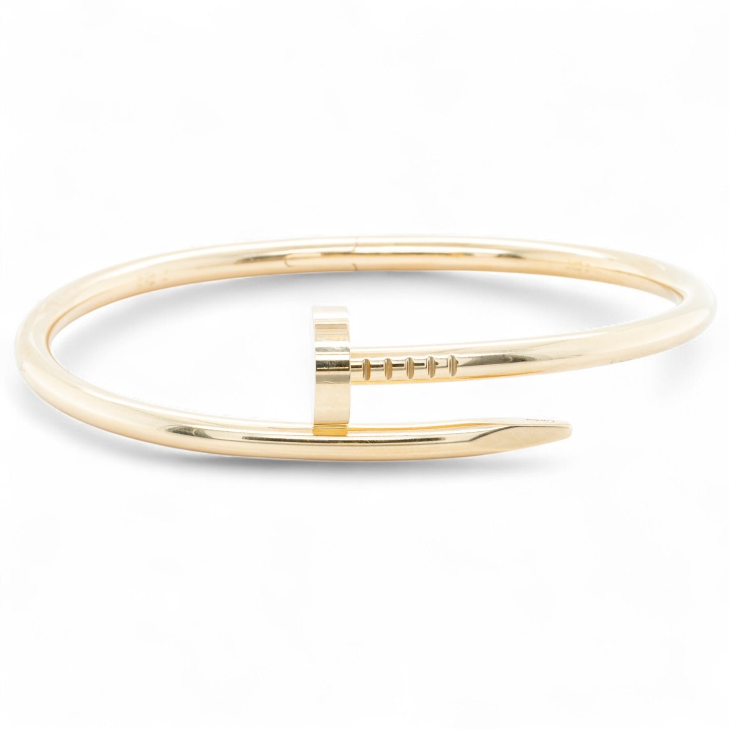 Cartier Juste un Clou 18k Yellow Gold Classic Model NAIL Bracelet SZ 17 BOX CERT
