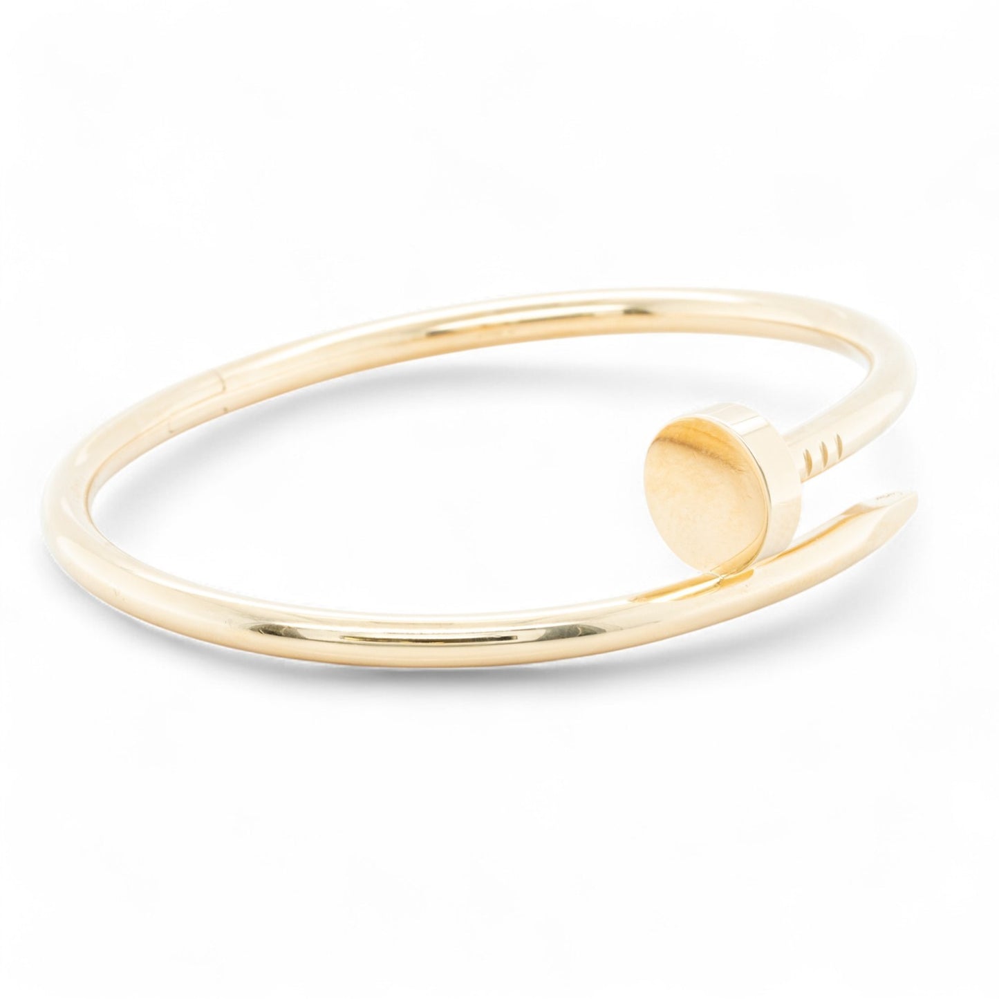 Cartier Juste un Clou 18k Yellow Gold Classic Model NAIL Bracelet SZ 17 BOX CERT