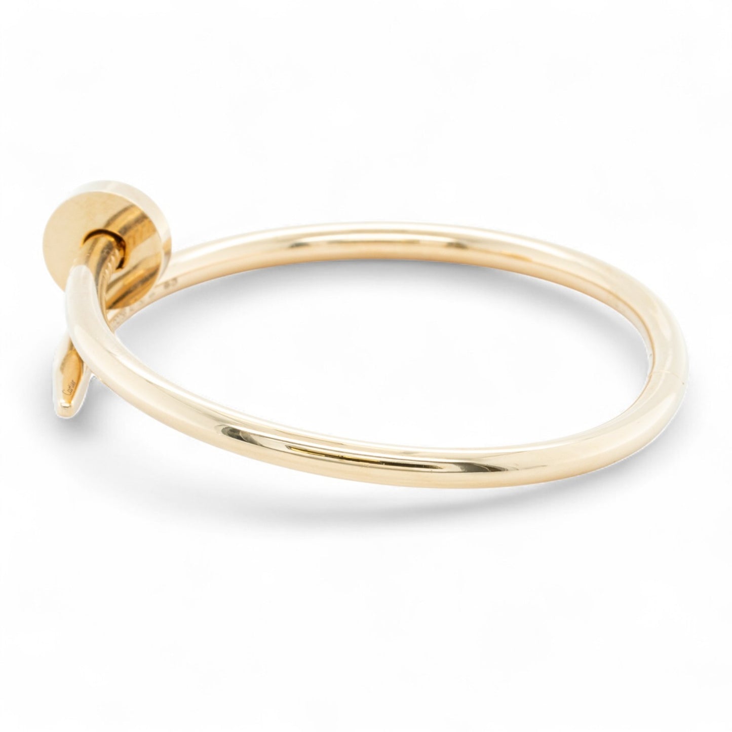 Cartier Juste un Clou 18k Yellow Gold Classic Model NAIL Bracelet SZ 17 BOX CERT