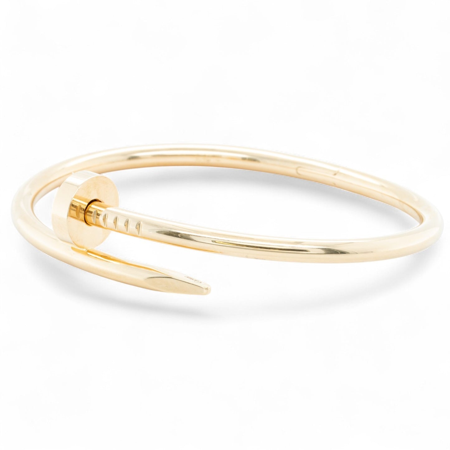 Cartier Juste un Clou 18k Yellow Gold Classic Model NAIL Bracelet SZ 17 BOX CERT