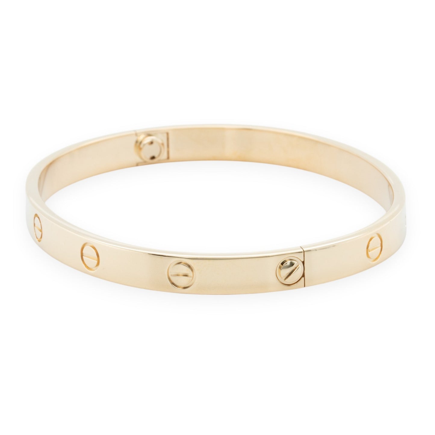 Cartier LOVE 18k Yellow Gold Bangle Bracelet Size 19 2021 BOX + CERTIFICATE