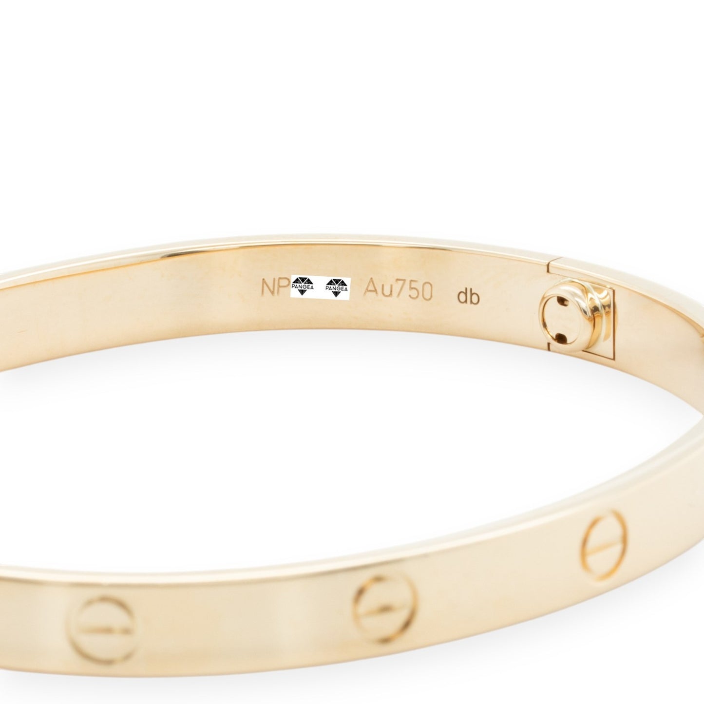Cartier LOVE 18k Yellow Gold Bangle Bracelet Size 19 2021 BOX + CERTIFICATE