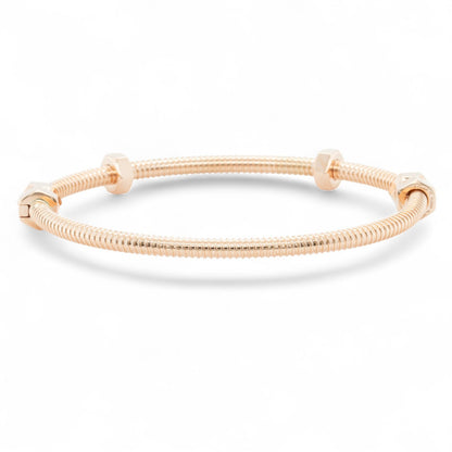 Ecrou de Cartier 750 18k Pink Rose Gold Bangle Bracelet Size 17 BOX + RECEIPT