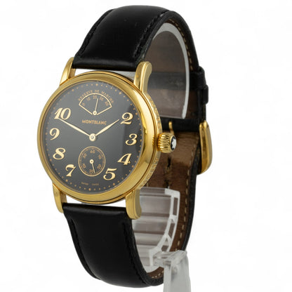 Montblanc Meisterstuck Reserve de Marche 7003 Gold Tone Steel Manual Watch BOX