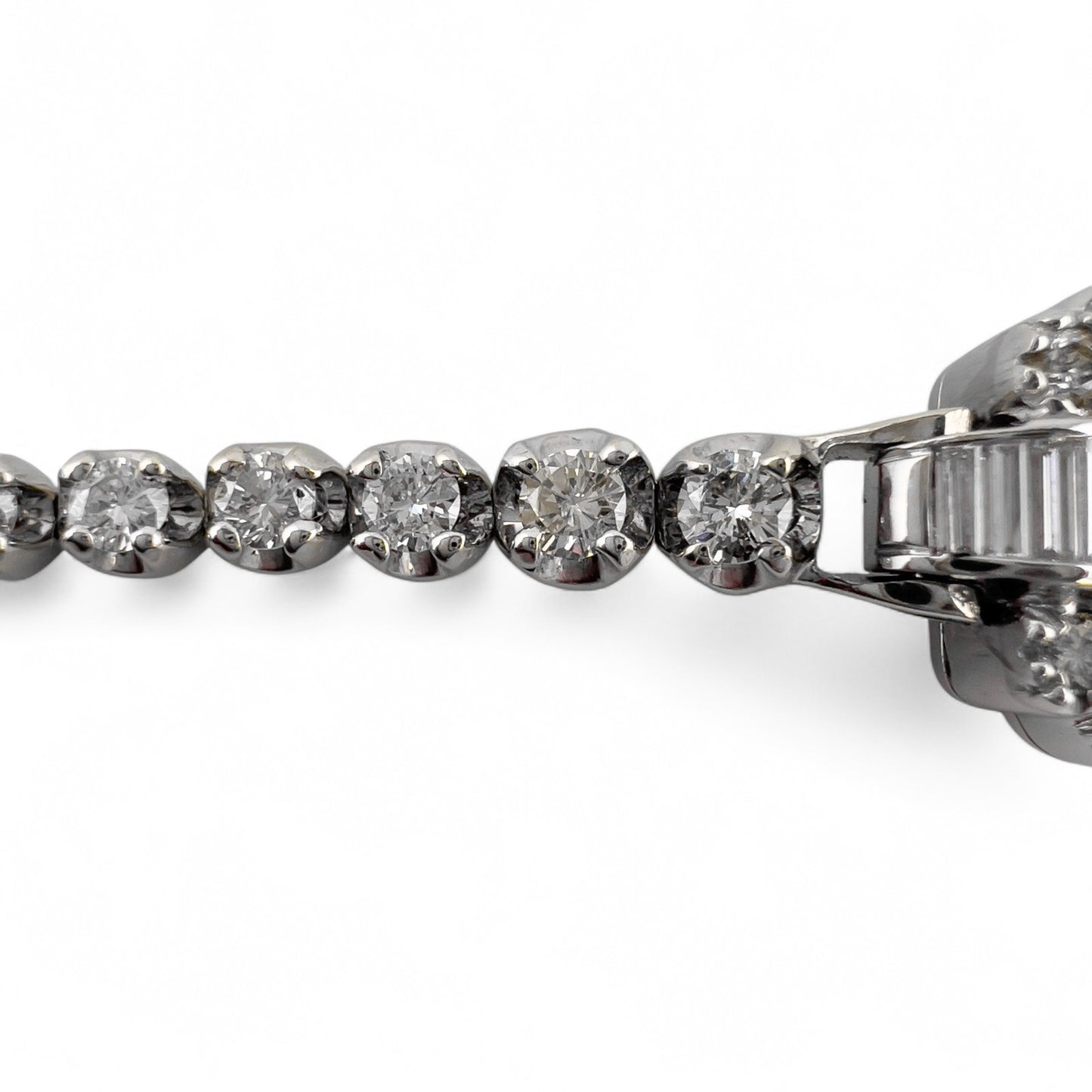 Tiffany & Co. Hamilton Movement Platinum & 14k White Gold Diamond Ladies Watch