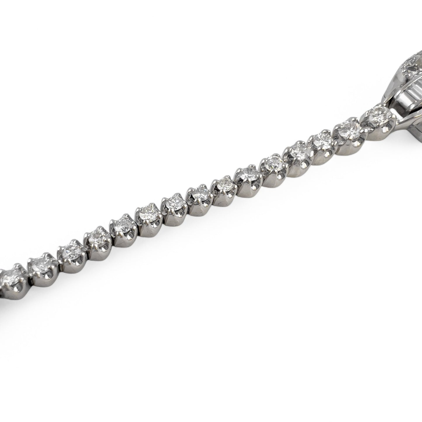 Tiffany & Co. Hamilton Movement Platinum & 14k White Gold Diamond Ladies Watch