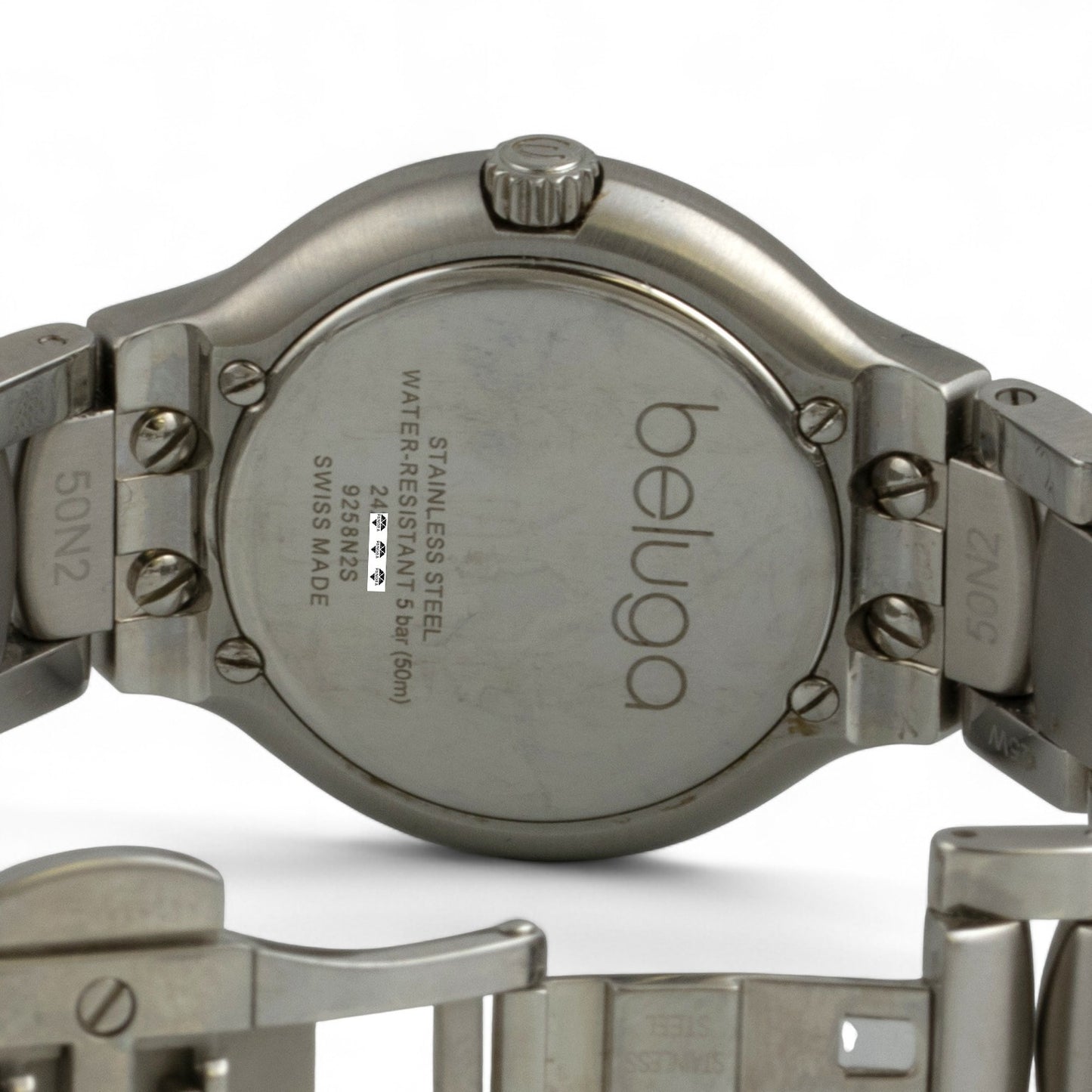 Ebel Beluga 1216069 Diamond Bezel Stainless 30mm Ladies Watch TAG BOX + PAPERS