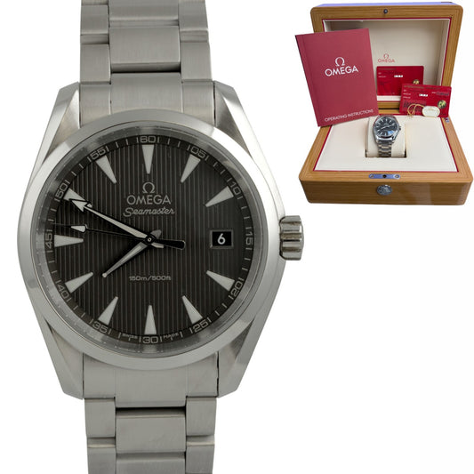 Omega Seamaster Aqua Terra 38.5mm Quartz Watch 231.10.39.60.06.001 BOX + PAPERS