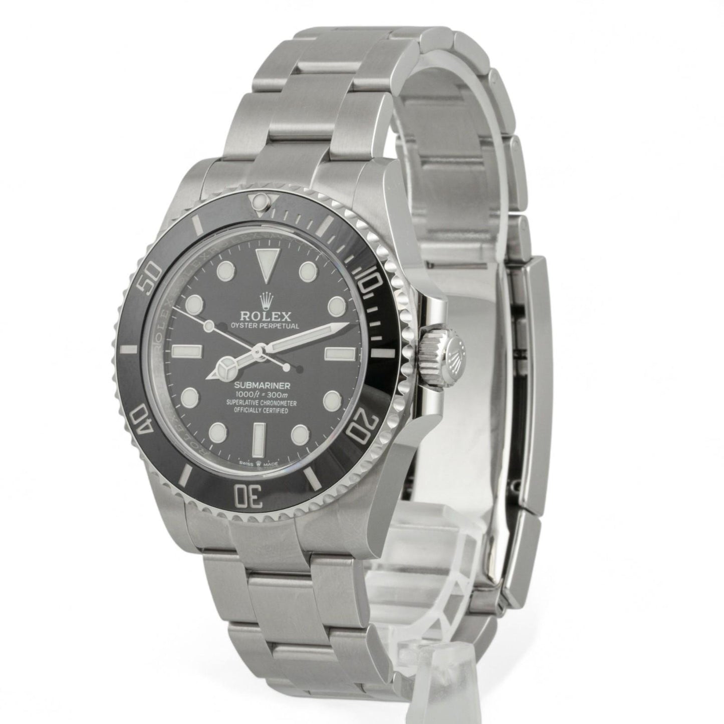 2024 Rolex Submariner No-Date Black Stainless Steel 41mm Watch 124060 BOX PAPERS