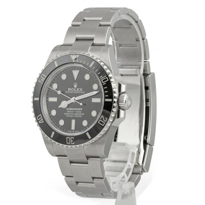 2024 Rolex Submariner No-Date Black Stainless Steel 41mm Watch 124060 BOX PAPERS