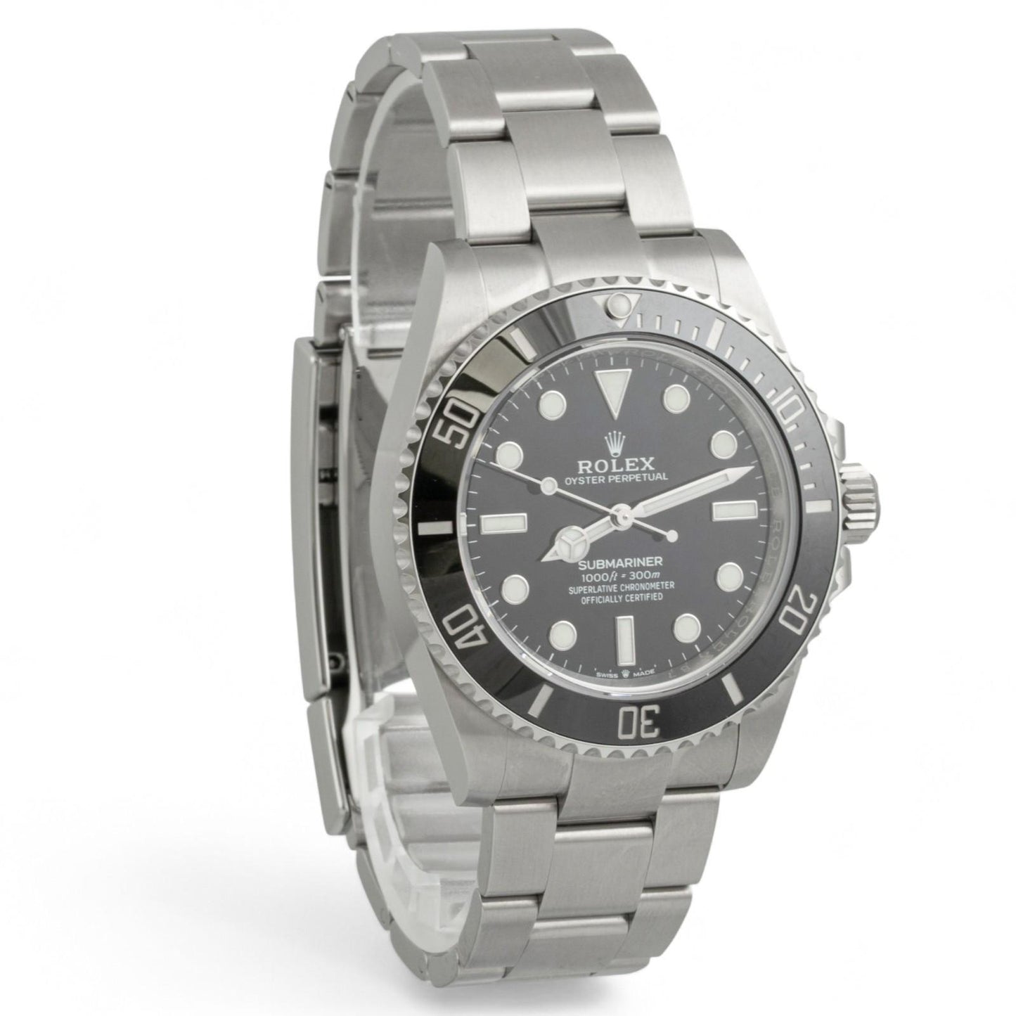2024 Rolex Submariner No-Date Black Stainless Steel 41mm Watch 124060 BOX PAPERS