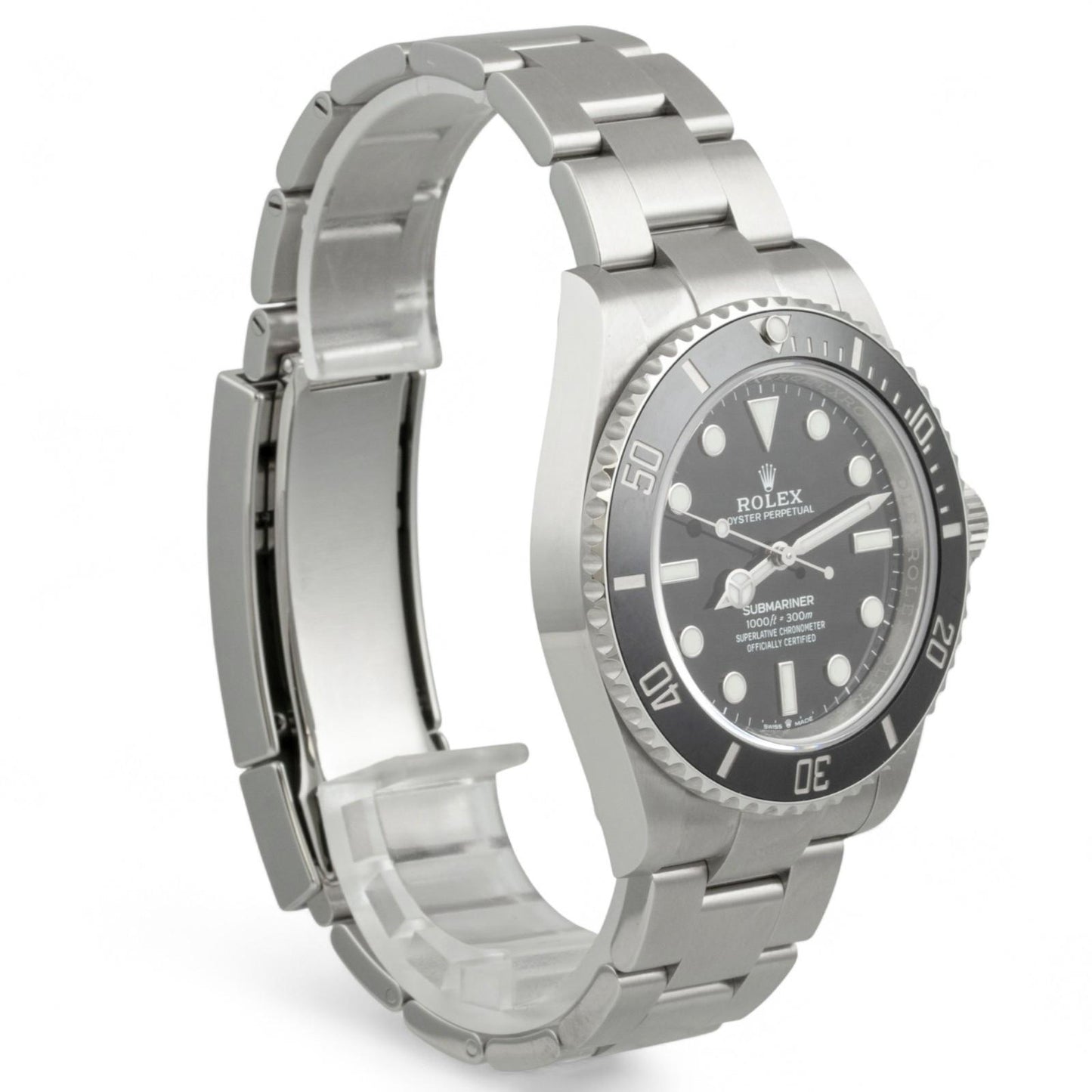 2024 Rolex Submariner No-Date Black Stainless Steel 41mm Watch 124060 BOX PAPERS