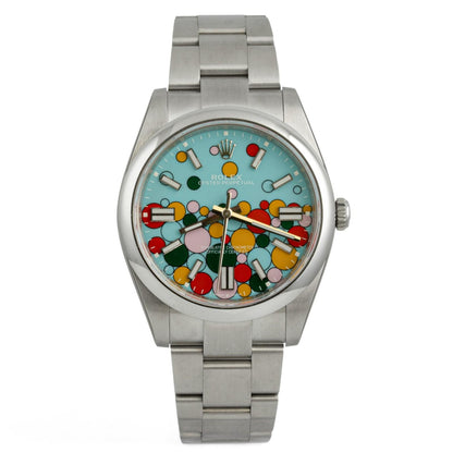 2023 Rolex Oyster Perpetual CELEBRATION Steel 41mm 124300 STICKERS BOX + PAPERS