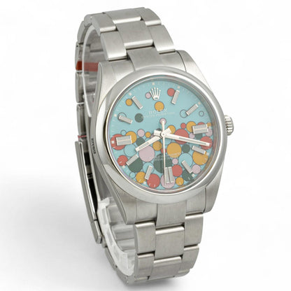 2023 Rolex Oyster Perpetual CELEBRATION Steel 41mm 124300 STICKERS BOX + PAPERS