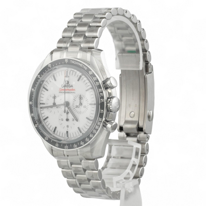 NEW 2026 Omega Speedmaster Moonwatch WHITE 42mm 310.30.42.50.04.001 COMPLETE
