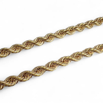 Balestra 14k Yellow Gold Rope Chain 8.2mm Link Necklace 35.5" 223.2g THICK HEAVY