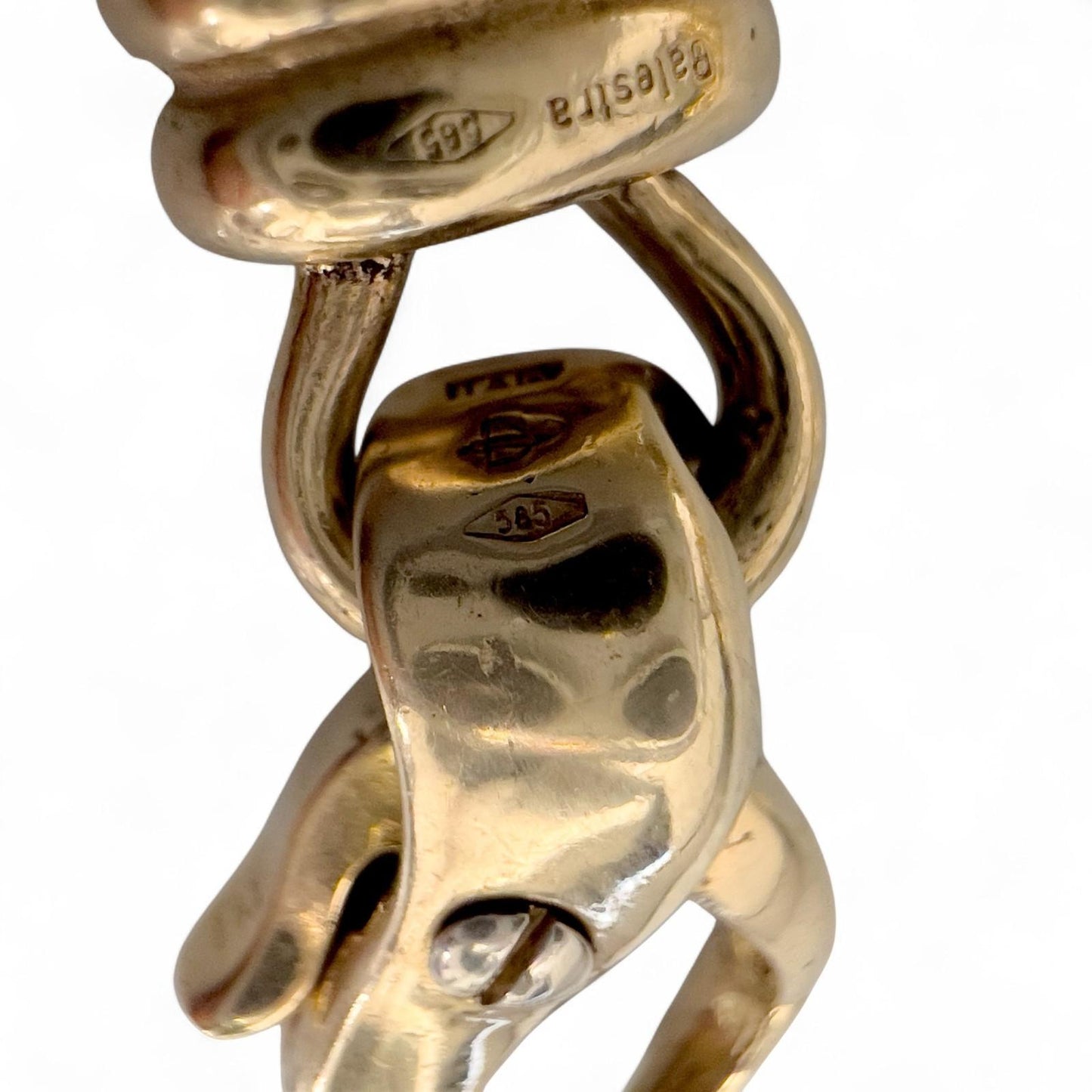 Balestra 14k Yellow Gold Rope Chain 8.2mm Link Necklace 35.5" 223.2g THICK HEAVY