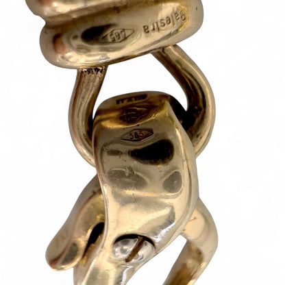 Balestra 14k Yellow Gold Rope Chain 8.2mm Link Necklace 35.5" 223.2g THICK HEAVY