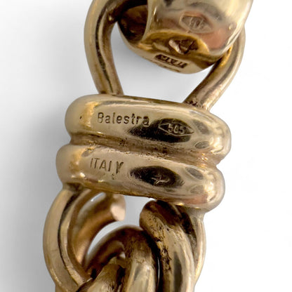 Balestra 14k Yellow Gold Rope Chain 8.2mm Link Necklace 35.5" 223.2g THICK HEAVY