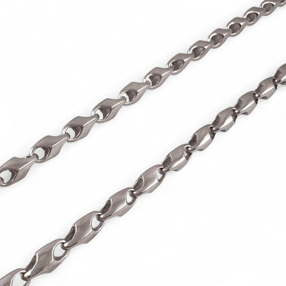 Platinum 950 Mariner Anchor Fancy Designer Link Chain Necklace 20" 40g 4.5mm