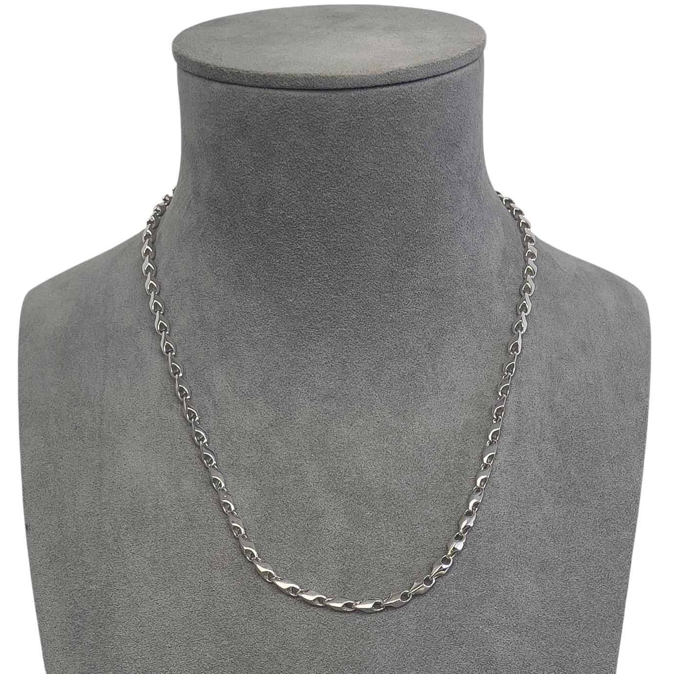 Platinum 950 Mariner Anchor Fancy Designer Link Chain Necklace 20" 40g 4.5mm