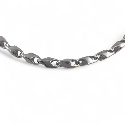 Platinum 950 Mariner Anchor Fancy Designer Link Chain Necklace 20" 40g 4.5mm