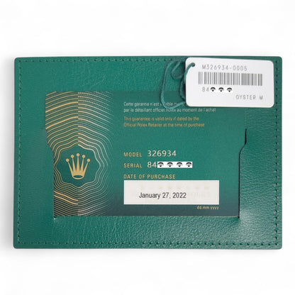 STICKERED Rolex Sky-Dweller Black 42mm Stainless Steel 326934 BOX + PAPERS 2022