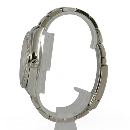 Rolex Datejust II 41mm MOP Diamond Dial Bezel Stainless Steel 116300 BOX PAPERS