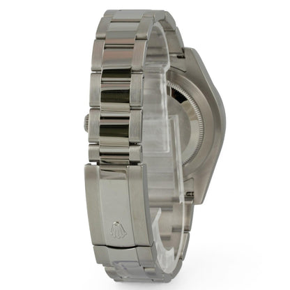 Rolex Datejust II 41mm MOP Diamond Dial Bezel Stainless Steel 116300 BOX PAPERS