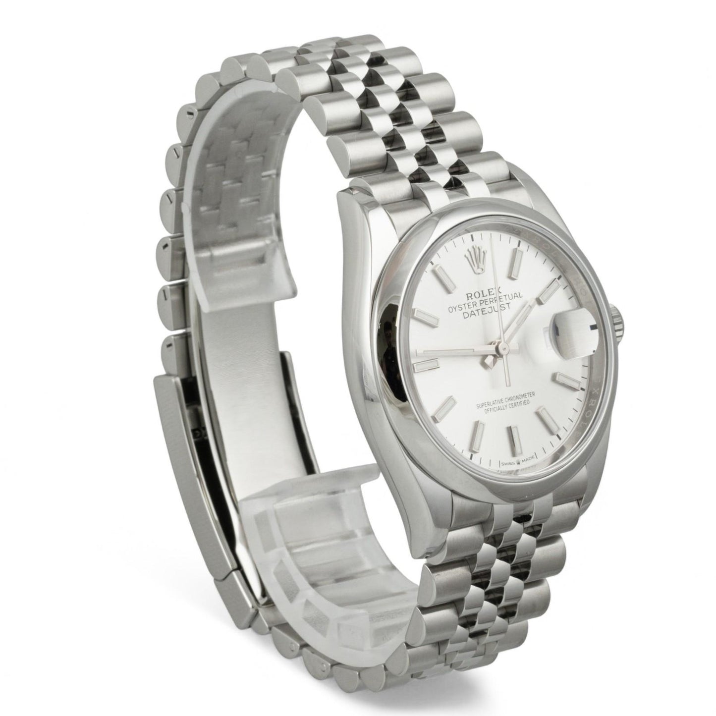 Rolex DateJust 126200 36mm Stainless Steel Silver Dial Watch 2022 BOX + PAPERS