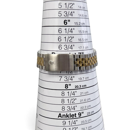 Rolex Datejust 36mm MOP Diamond Dial Bezel 18k Gold & Stainless Steel 16233 BOX