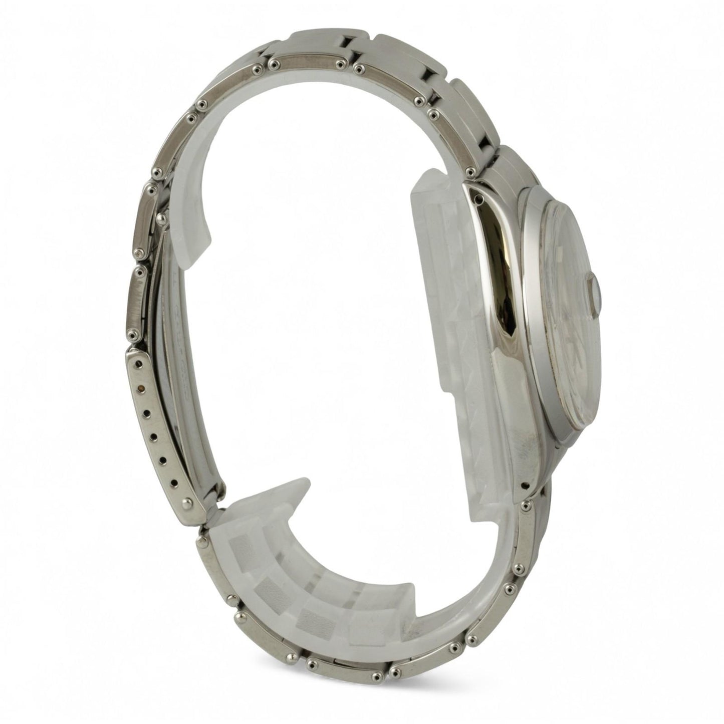 Rolex Oyster Date Precision 6694 Silver Dial Stainless Steel Smooth Bezel 34mm