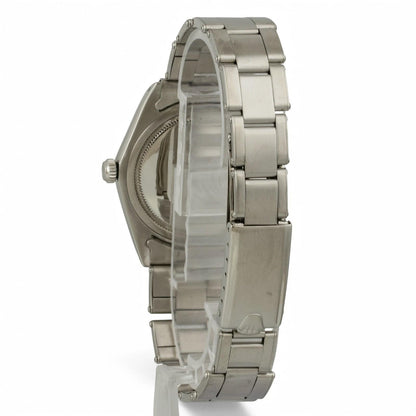 Rolex Oyster Date Precision 6694 Silver Dial Stainless Steel Smooth Bezel 34mm